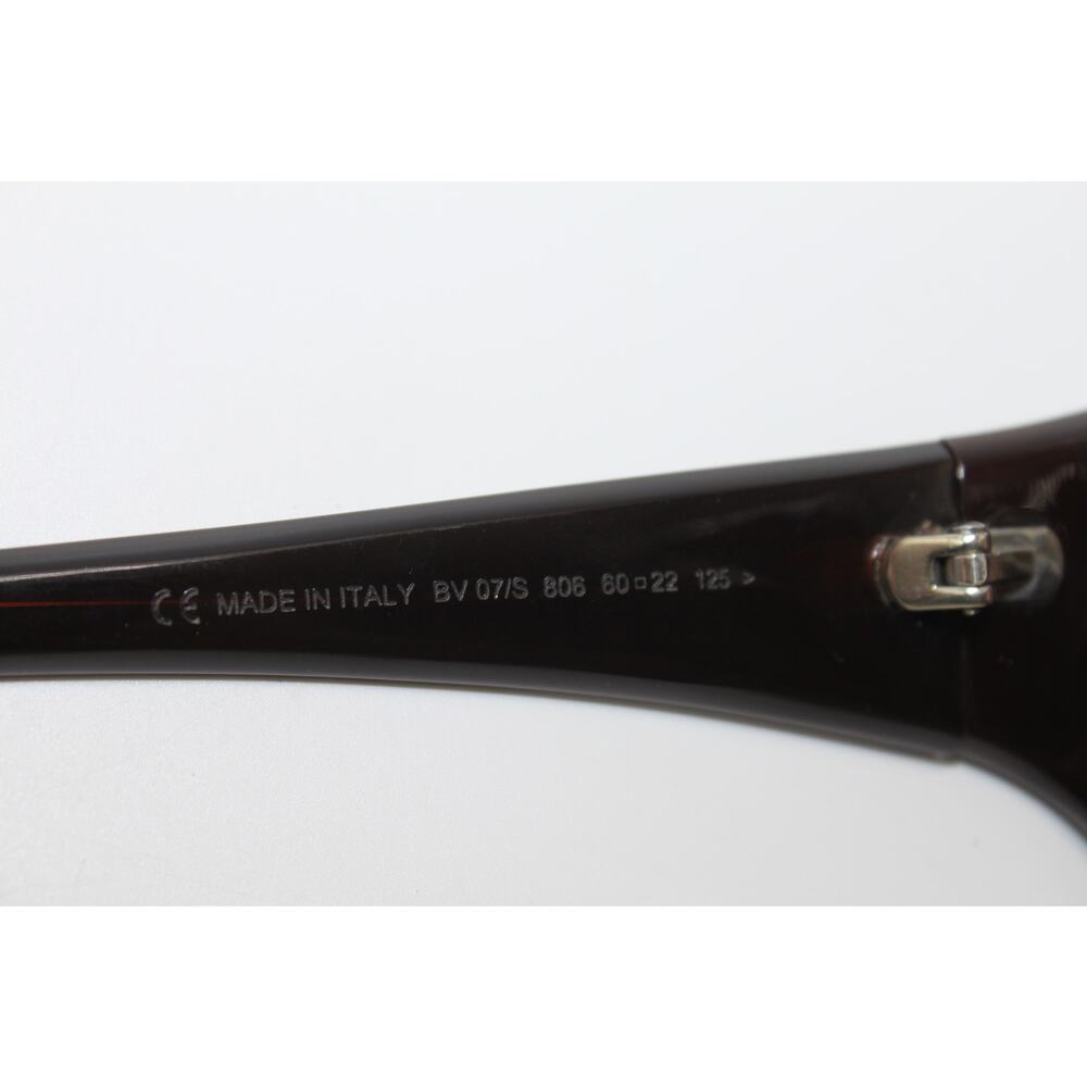 Bottega Veneta Black Oversized Rounded Sunglasses with Brown Gradient Lenses - Picture 9 of 12